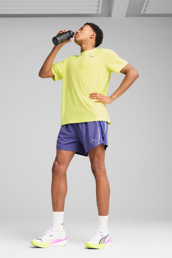 VELOCITY 5" Running Shorts Men, Blue Crystal, extralarge